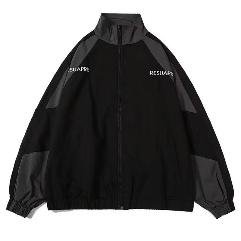 Street Fashion Of Japan - 남성 하이 스트리트 패치 워크 컬러