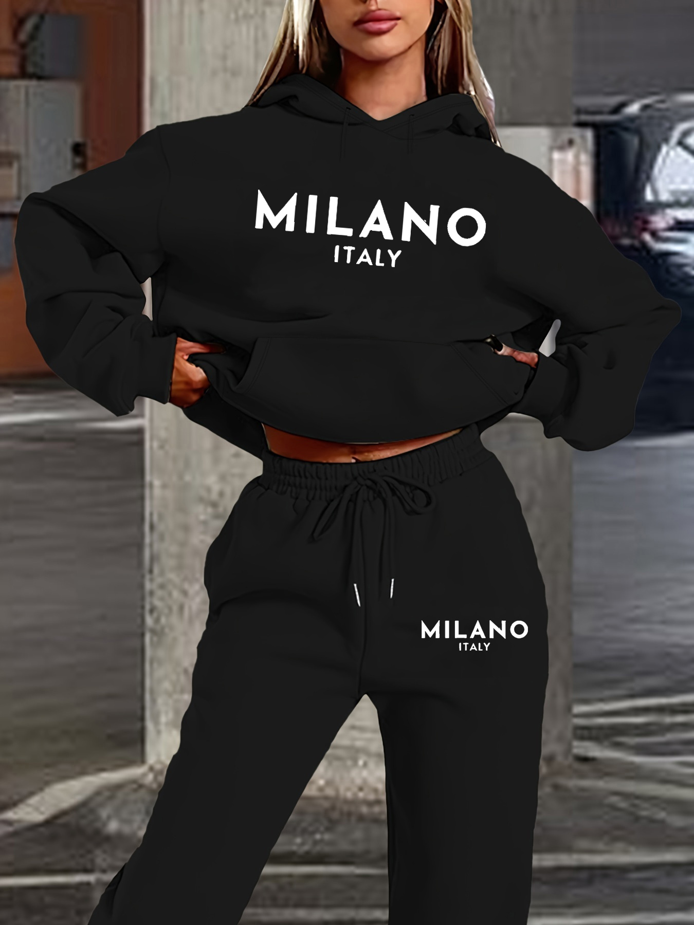 Street Fashion Milano - 여성 가을, 겨울 패션 캐주얼 힙합