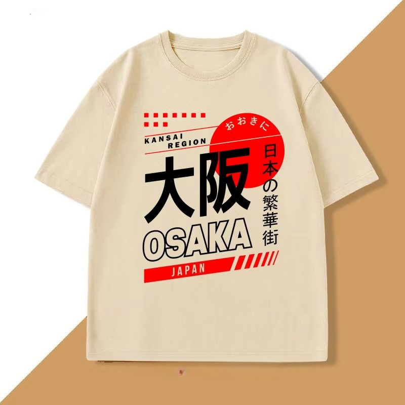 Street Fashion Osaka - 일본식 오사카 티셔츠 빈티지 스트리트웨어 그래픽
