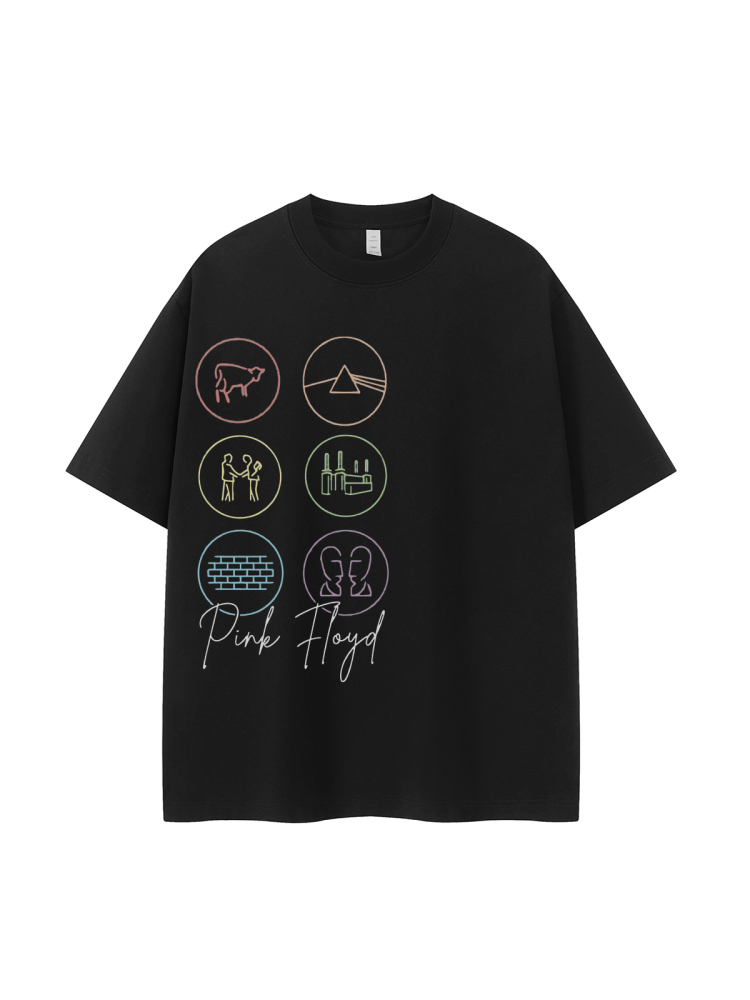 레트로 아메리칸 스트리트 스타일 오버사이즈 록 밴드 반 - Street Fashion Urban 리뷰 및 가격