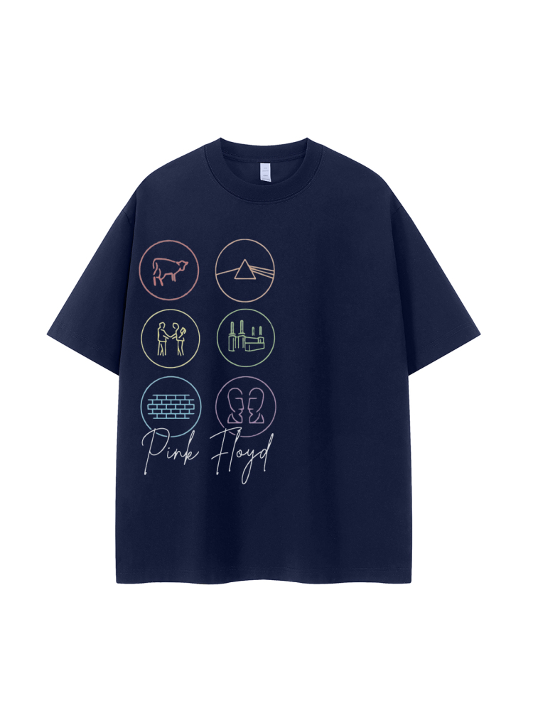 레트로 아메리칸 스트리트 스타일 오버사이즈 록 밴드 반 - Street Fashion Urban 리뷰 및 가격