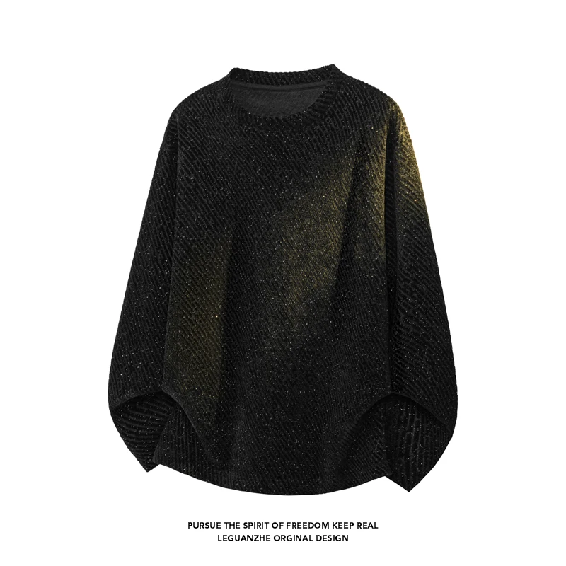 남성용 사선 스트라이프 텍스처드 긴팔 티셔츠 크루넥 루 - Street Fashion For Man 리뷰 및 가격