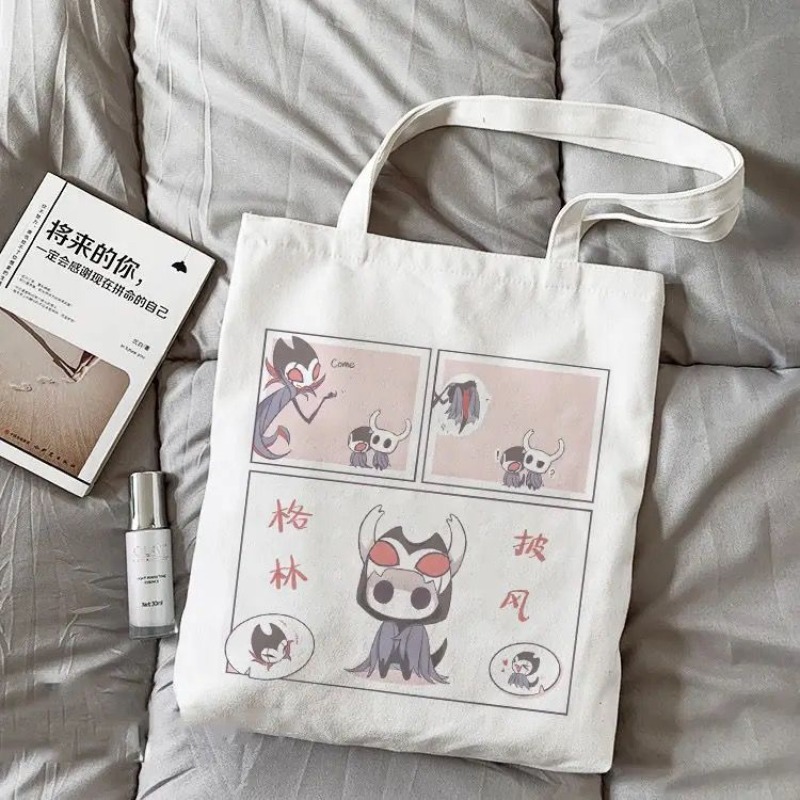 게임 주변기기 홀로우 나이트 캔버스 가방 숄더 토트백  - Tote Bag Canvas Print 리뷰 및 가격