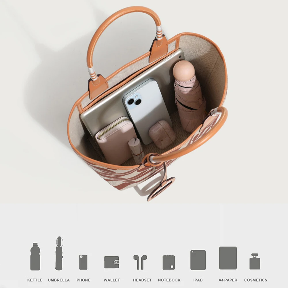 실용적인 가방 여성 캔버스 토트 백 패션 프린트 오픈  - Tote Bag Canvas Print 리뷰 및 가격