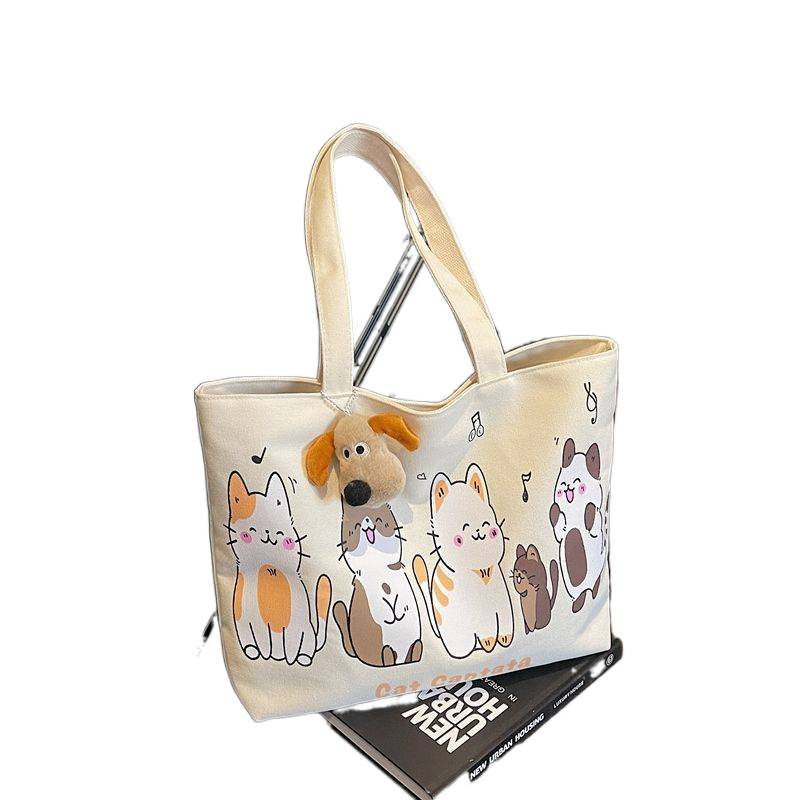 한국 대용량 캔버스 토트백 여성용 학생 문학적 심플 숄 - Tote Bag Canvas Print 리뷰 및 가격