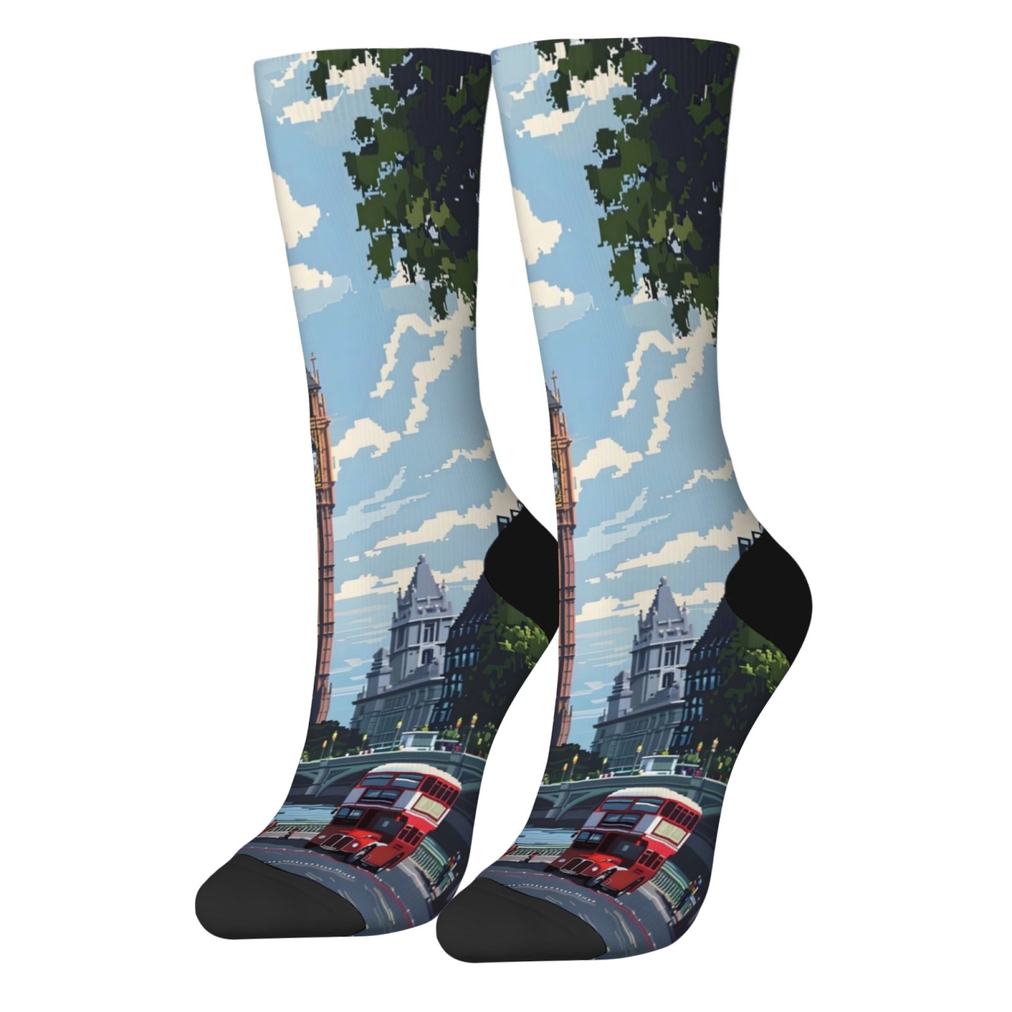 코믹 스타일 런던 스트리트 남성용 양말 참신하고 재미있 - Street Fashion In London 리뷰 및 가격