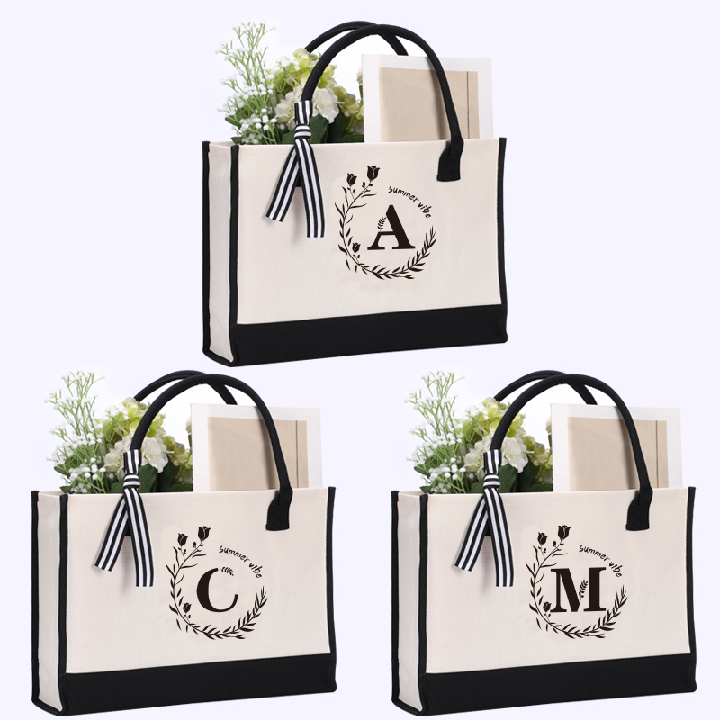 가죽 레터 프린트 토트백, 대용량 남성용 토트백, 패셔 - Tote Bag Canvas Print 리뷰 및 가격