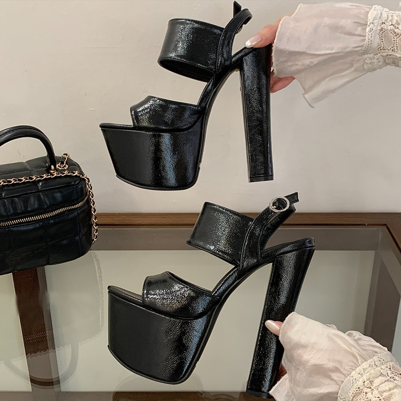 Eilyken 여름 패션 오픈 토 버클 스트랩 샌들 여 - Street Fashion Shoes 리뷰 및 가격