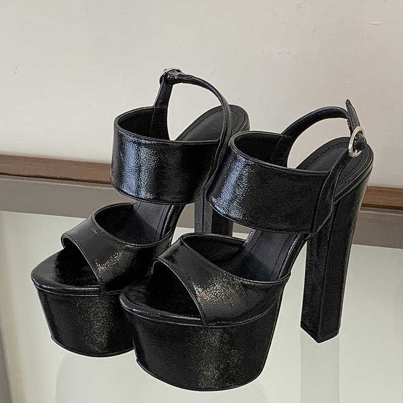 Eilyken 여름 패션 오픈 토 버클 스트랩 샌들 여 - Street Fashion Shoes 리뷰 및 가격