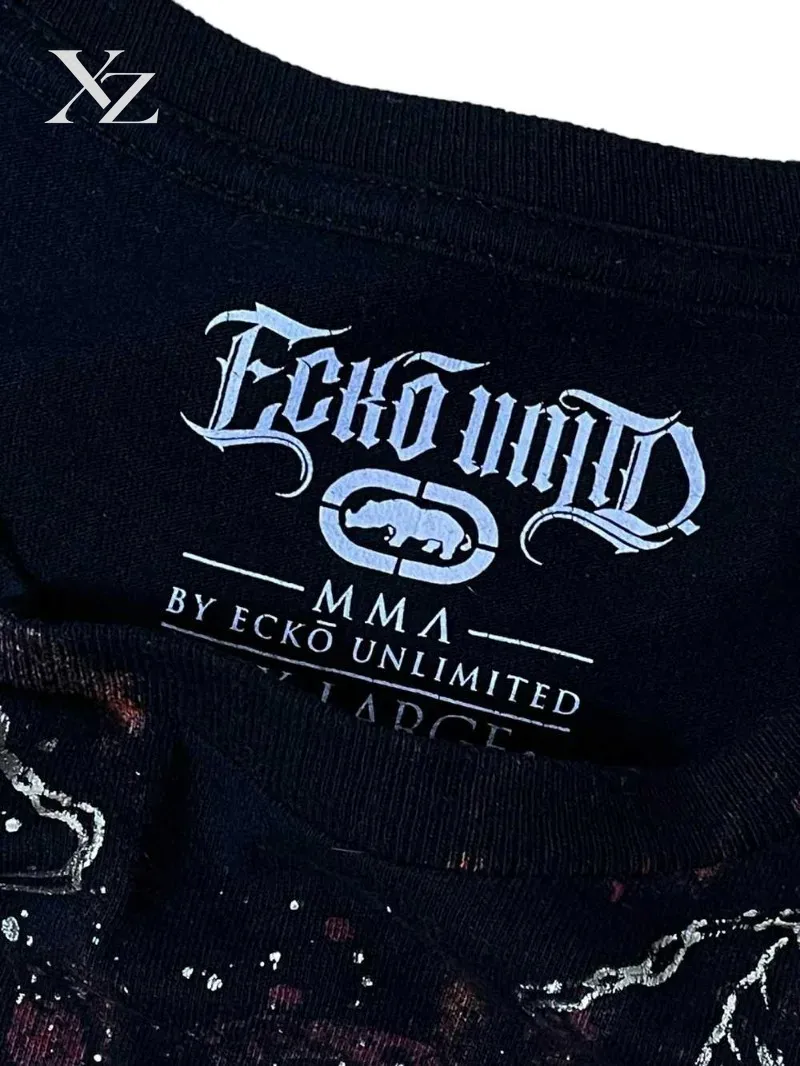 에코(Ecko) 빈티지 워싱 처리된 메탈릭 드래곤 그래 - Street Fashion Urban 리뷰 및 가격