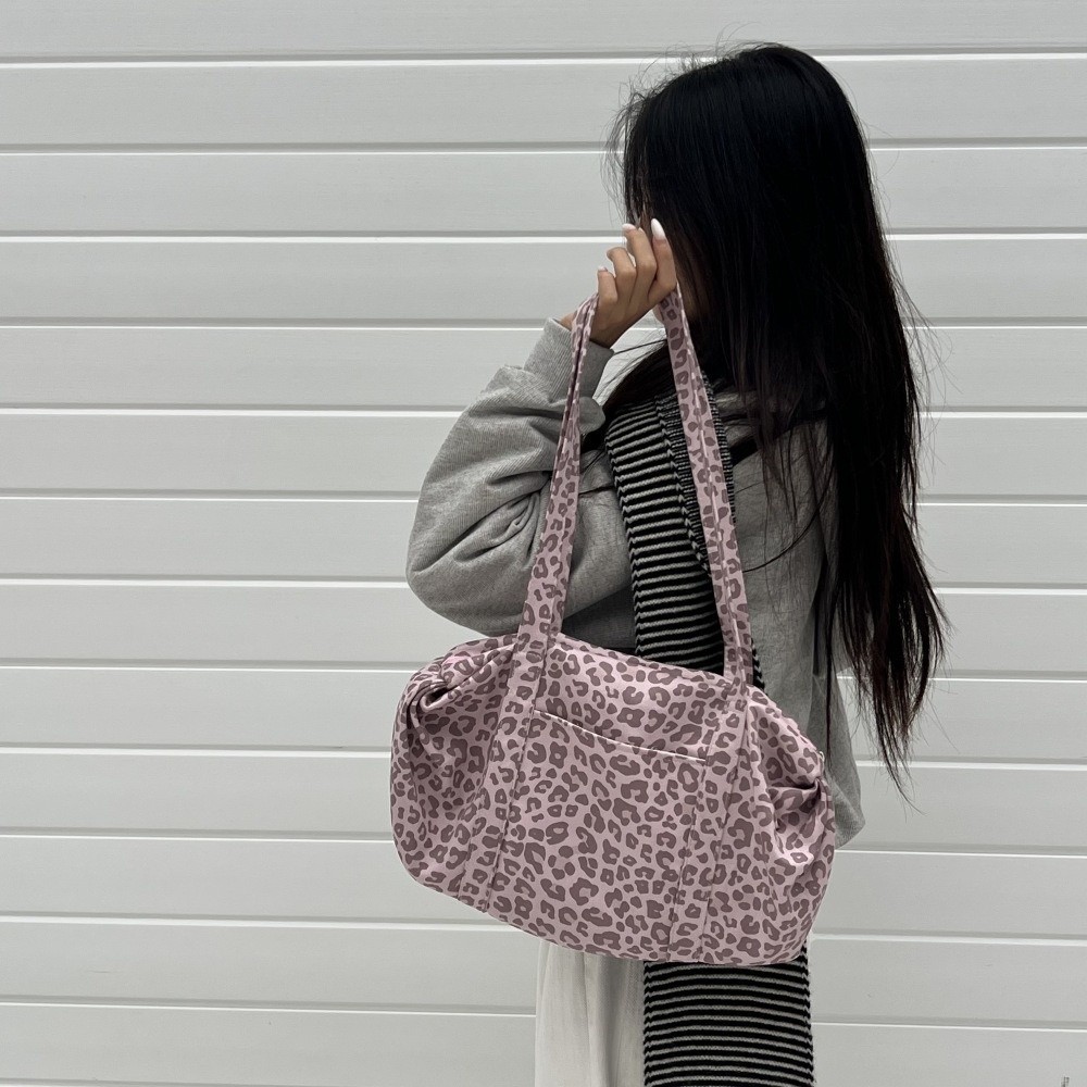 패션 스웨이드 토트백 레오파드 프린트 대용량 숄더백 레 - Tote Bag Canvas Print 리뷰 및 가격