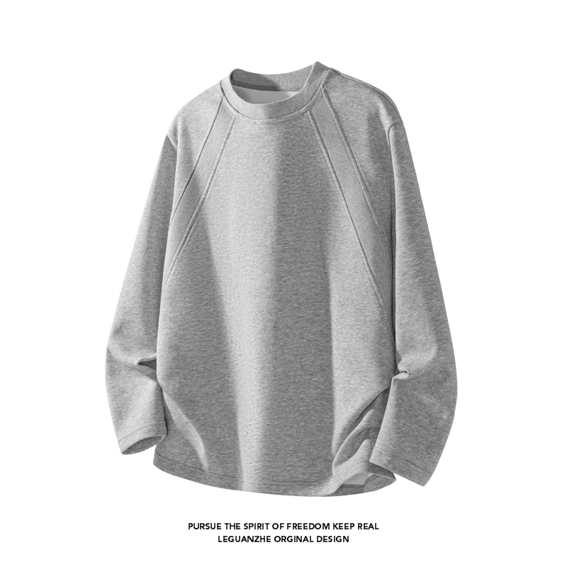 남성 패션 래글런 심 크루넥 긴소매 티셔츠 오버사이즈  - Street Fashion For Man 리뷰 및 가격