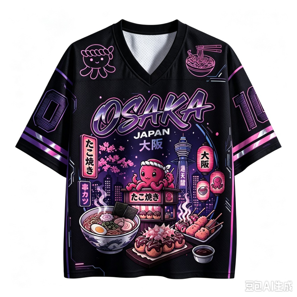 패션 일본 오사카 패턴 3D 프린트 캐주얼 스트리트 펑 - Street Fashion Osaka 리뷰 및 가격
